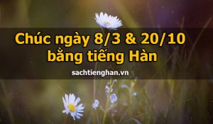 Câu chúc ý nghĩa cho ngày 8/3 và 20/10 bằng tiếng Hàn